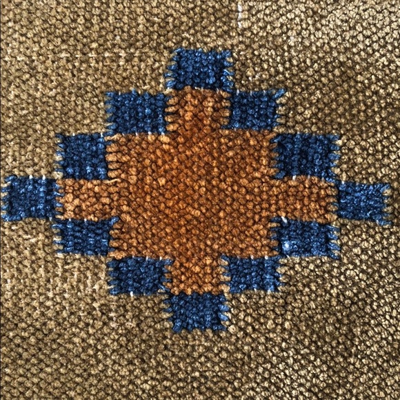 Aztec Print Silk Thread Pillow - Picture 5 of 6